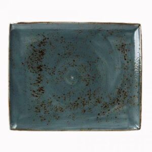 Teller Craft Blau Platte rechteckig 33 x 27 cm
