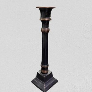 Kerzenständer Schwarz-Kupfer 24,5 x 6,5 cm