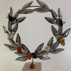 Dekoration Olivenzweige Hausgemacht 24 x 18 cm