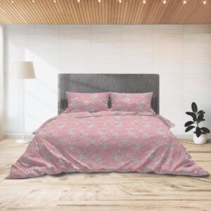 Spannbetttuch 100% Baumwolle Rose mit Blumen