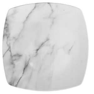 Teller 20x20 cm, flach TETRA 23 MARMA