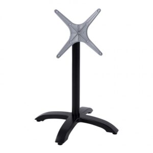 Tischgestell aluminium Schwarz, klappbar 66 x 66 x 72 cm