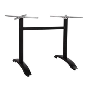 Tischgestell aluminium schwarz 78 x 60 x 73 cm