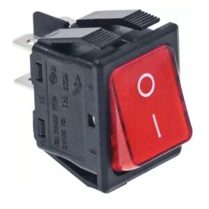 Wippenschalter Einbaumaß 30x22mm rot